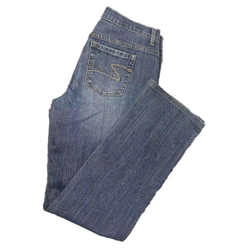 Liz & Co Women’s Denim Jeans Boot  Leg Stretch 5 Pockets Size 10 Comfort Casual